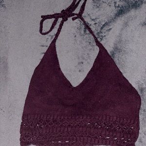 Knit Style Crop Top